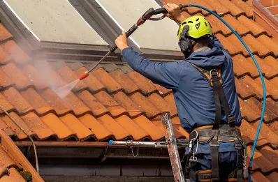 Démoussage et hydrofuge de toiture à Vervezelle